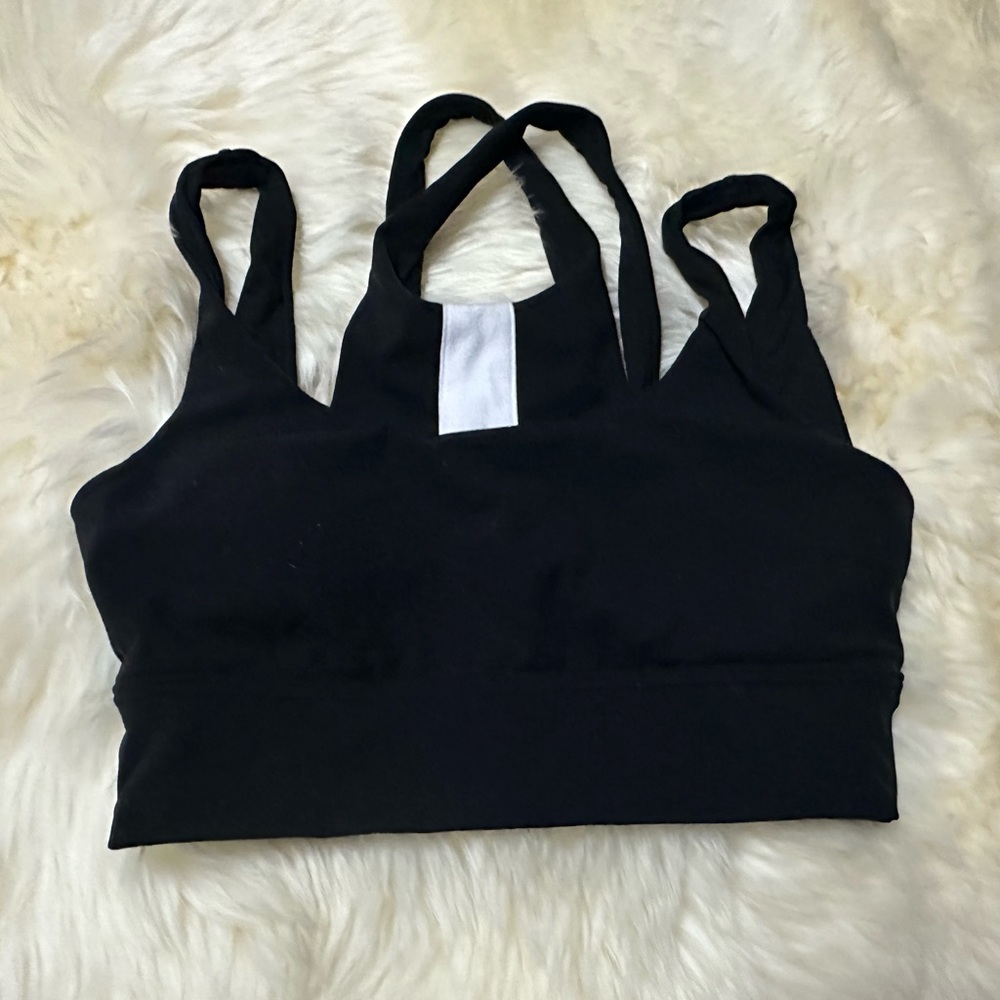 Buffbunny black white sport bra